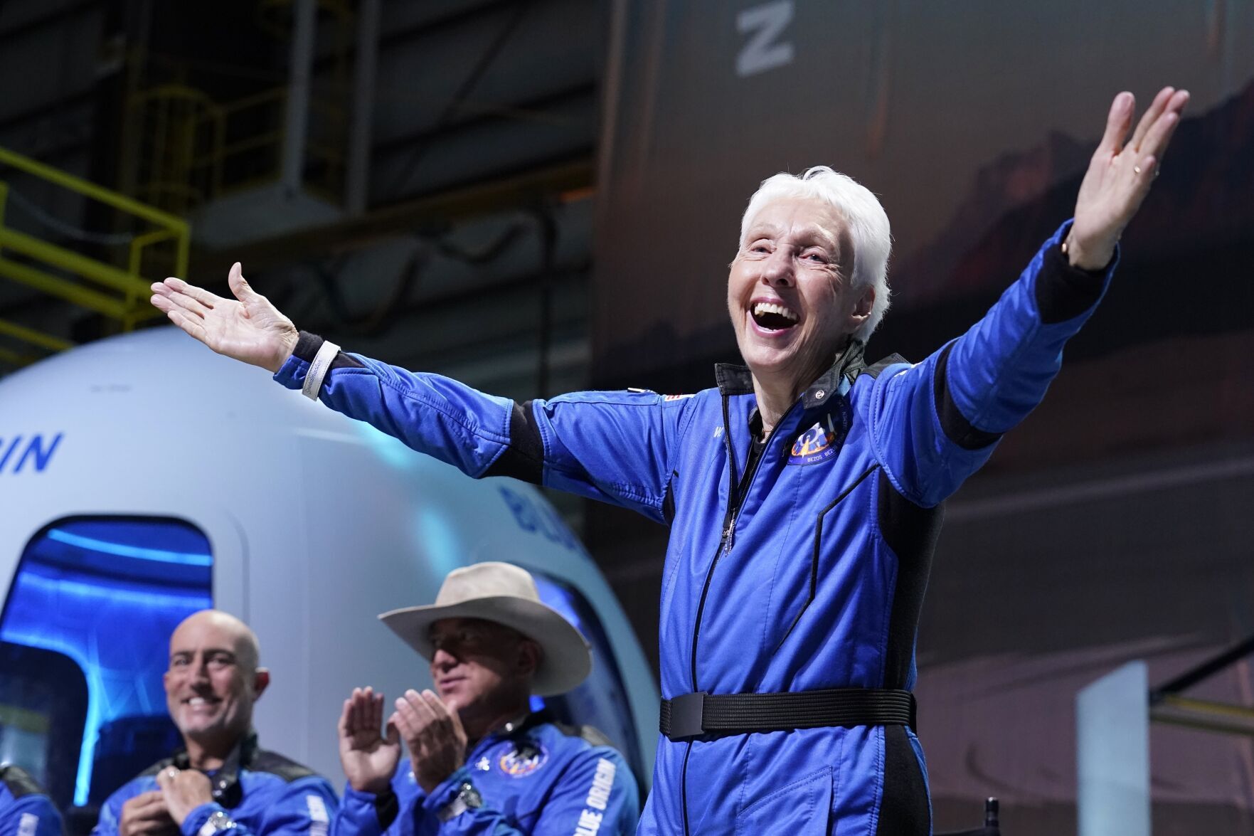 APTOPIX Blue Origin Bezos